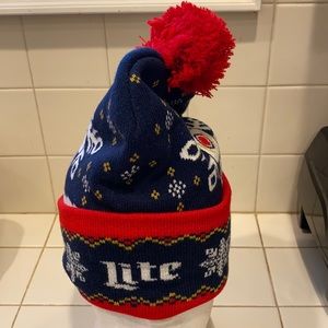 Blue Red Life like new Beanie style hat